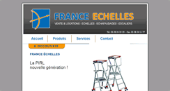 Desktop Screenshot of france-echelles.com